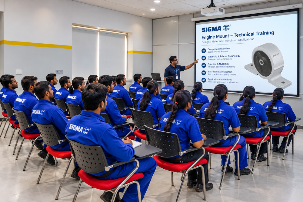 Sigma employees participating in a professional workshop